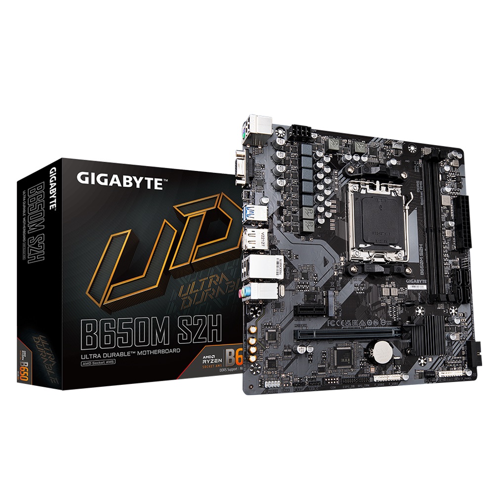 GIGABYTE B650M-S2H 2xDDR5 DP+VGA+HDMI 1xM.2 AM5 ANAKART