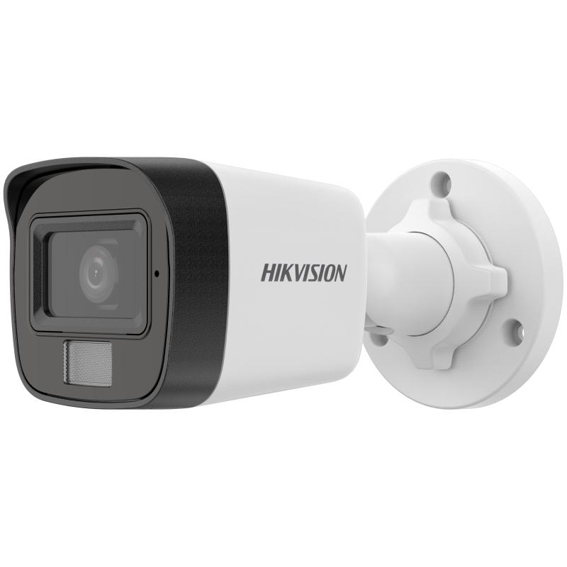 HIKVISION DS-2CD1021G2-LIUF 2MP 2.8MM 20MT DAHİLİ SESLİ H265 IP67 SMART HYRBID LIGHT BULLET IP KAMERA