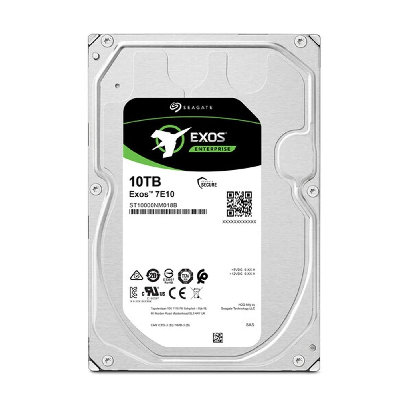 SEAGATE EXOS 10TB 7200RPM 256MB SATA3 ST10000NM017B NAS HDD