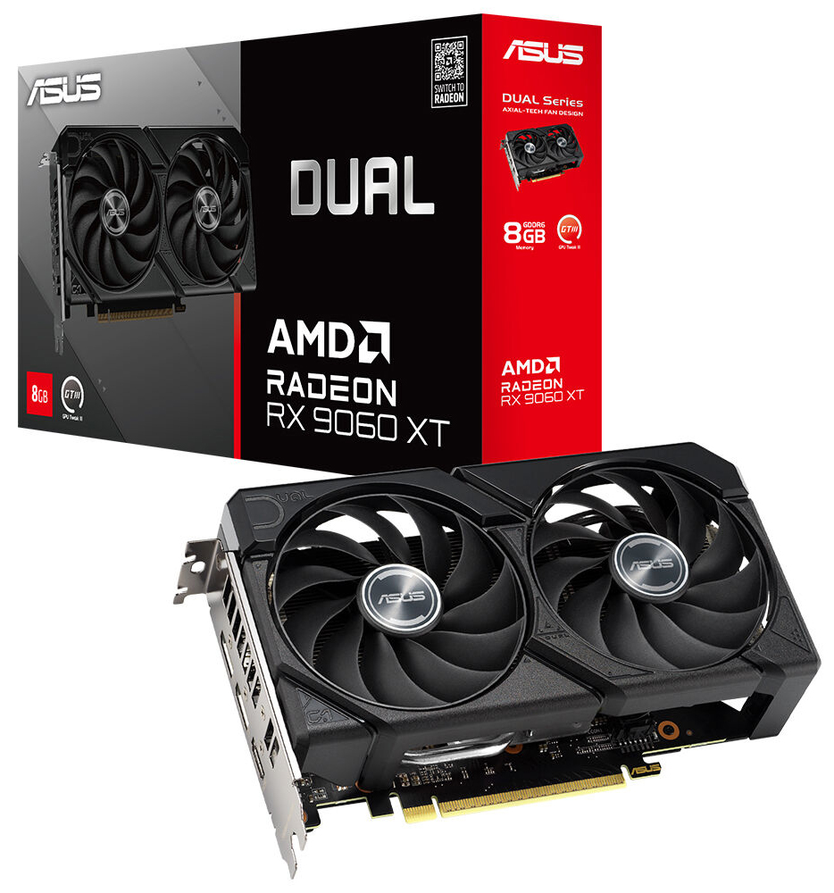 ASUS Dual Radeon™ RX9060XT 8G GDDR6