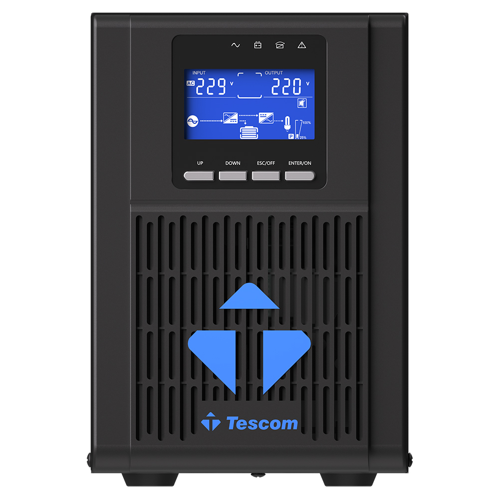 TESCOM NEOLINE 2KVA 4x12V/9AH 1F/1F ONLİNE UPS 900040101