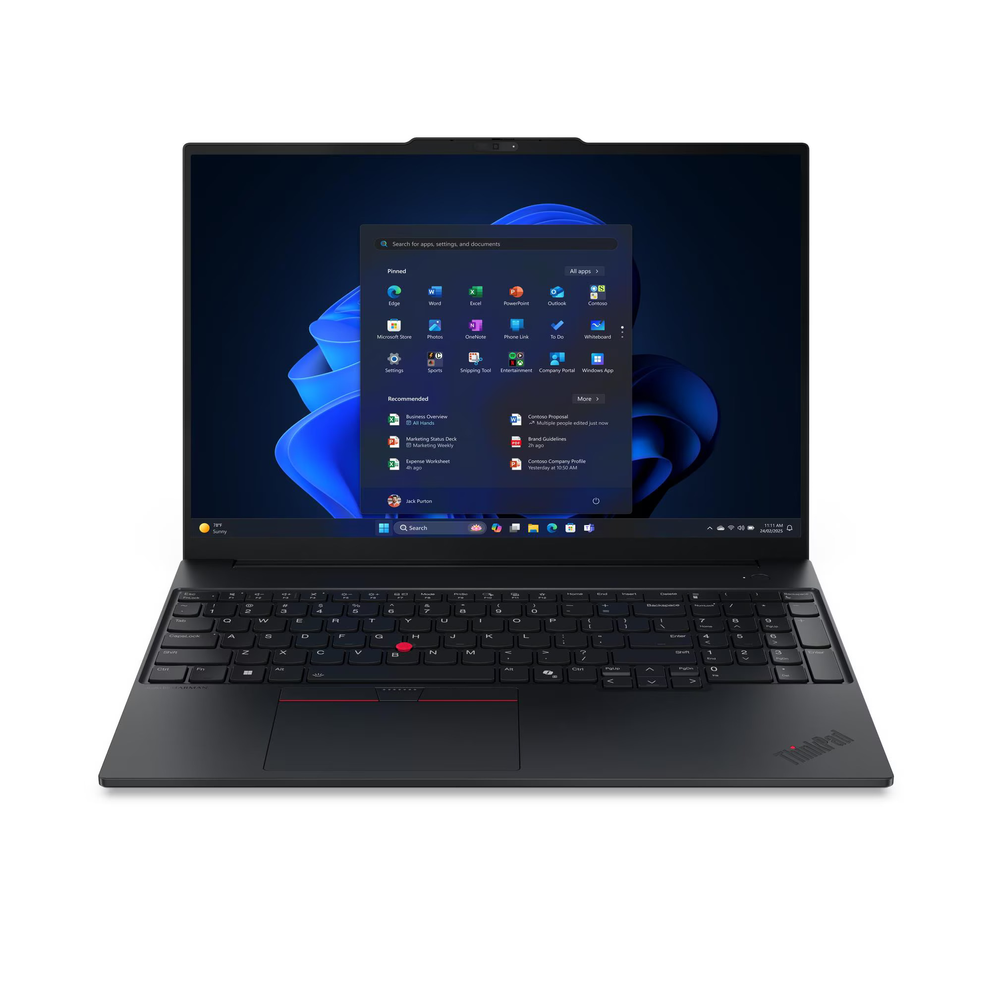 LENOVO THINKPAD E16 G3 21SR0076TX ULTRA 7 265U 16GB 512GB SSD 16" FREEDOS NOTEBOOK