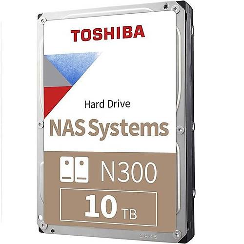 TOSHIBA N300 10TB 7200RPM 512MB SATA3 6Gbit/sn MN10ADA10TS NAS HDD