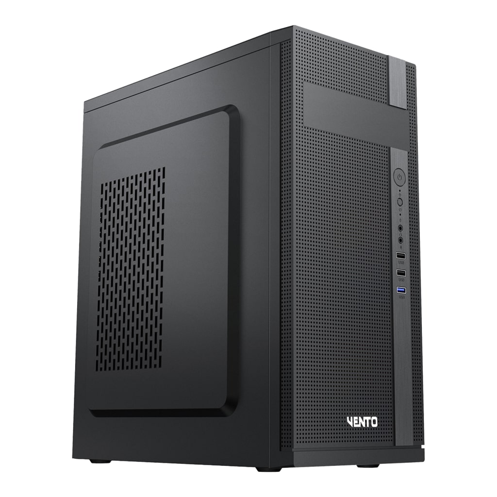 VENTO VS115F 350W 1x8CM FAN ATX 1xUSB2.0/1xUSB3.0 SİYAH KASA
