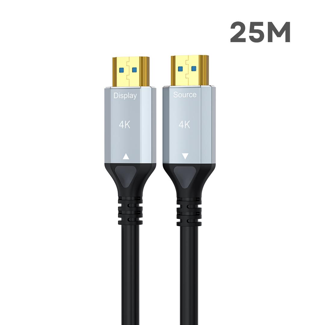 S-LİNE FK0525-4K-OPT 25MT 2.0V 4K FİBER OPTİK HDMI KABLO
