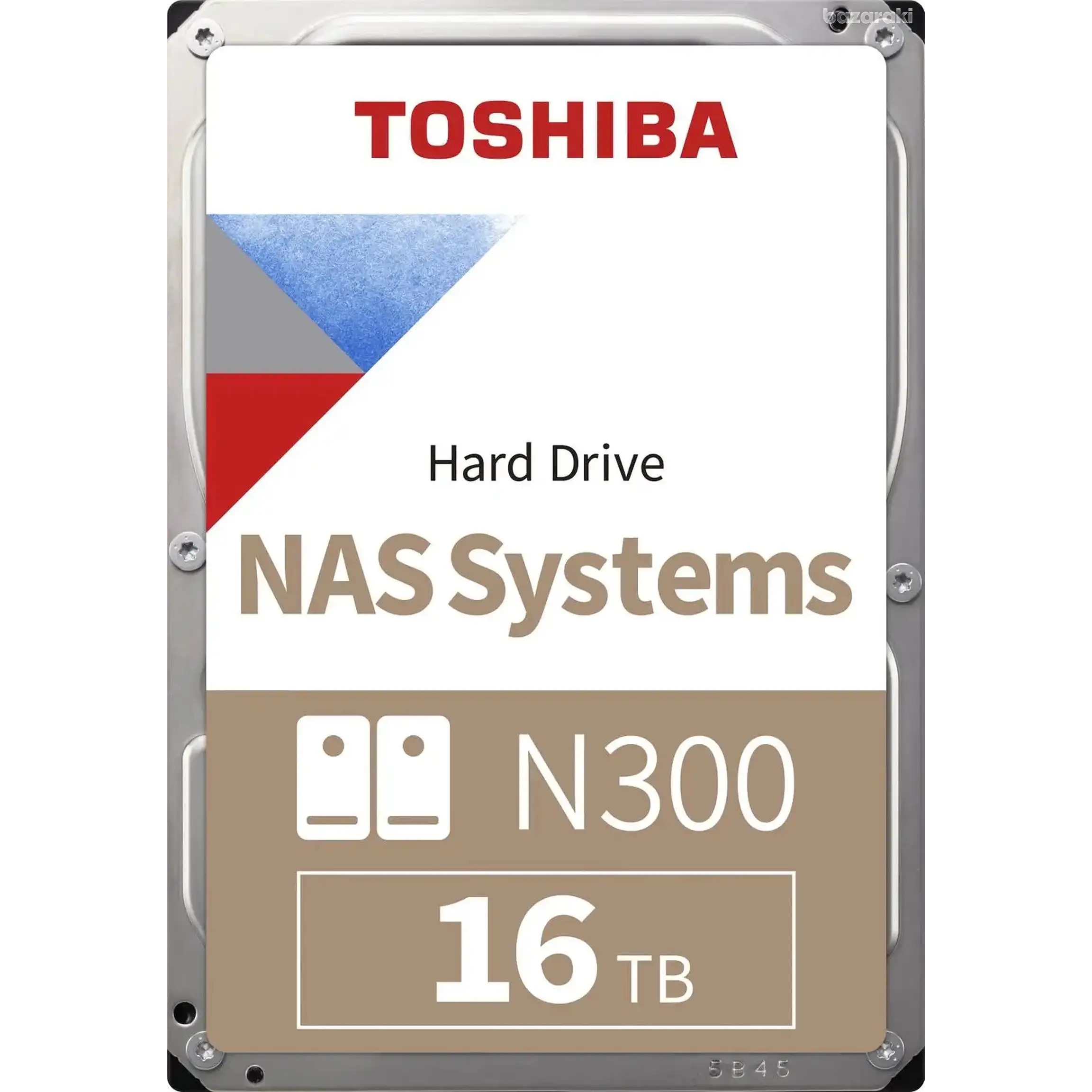 TOSHIBA N300 16TB 7200RPM 1024MB SATA3 6Gbit/sn MN11ACA16TS NAS HDD