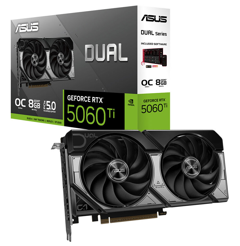ASUS Dual GeForce RTX™ 5060 Ti 8GB GDDR7