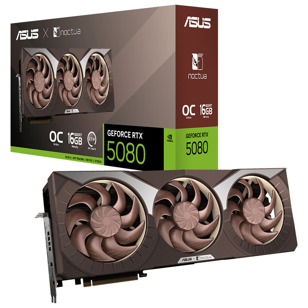 ASUS GeForce RTX™ 5080 16GB GDDR7 Noctua OC Edition