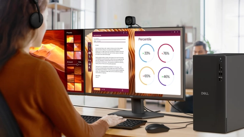 Dell Pro Tower Essential QVT1260 yüksek iş gücü ve çoklu görev performansı