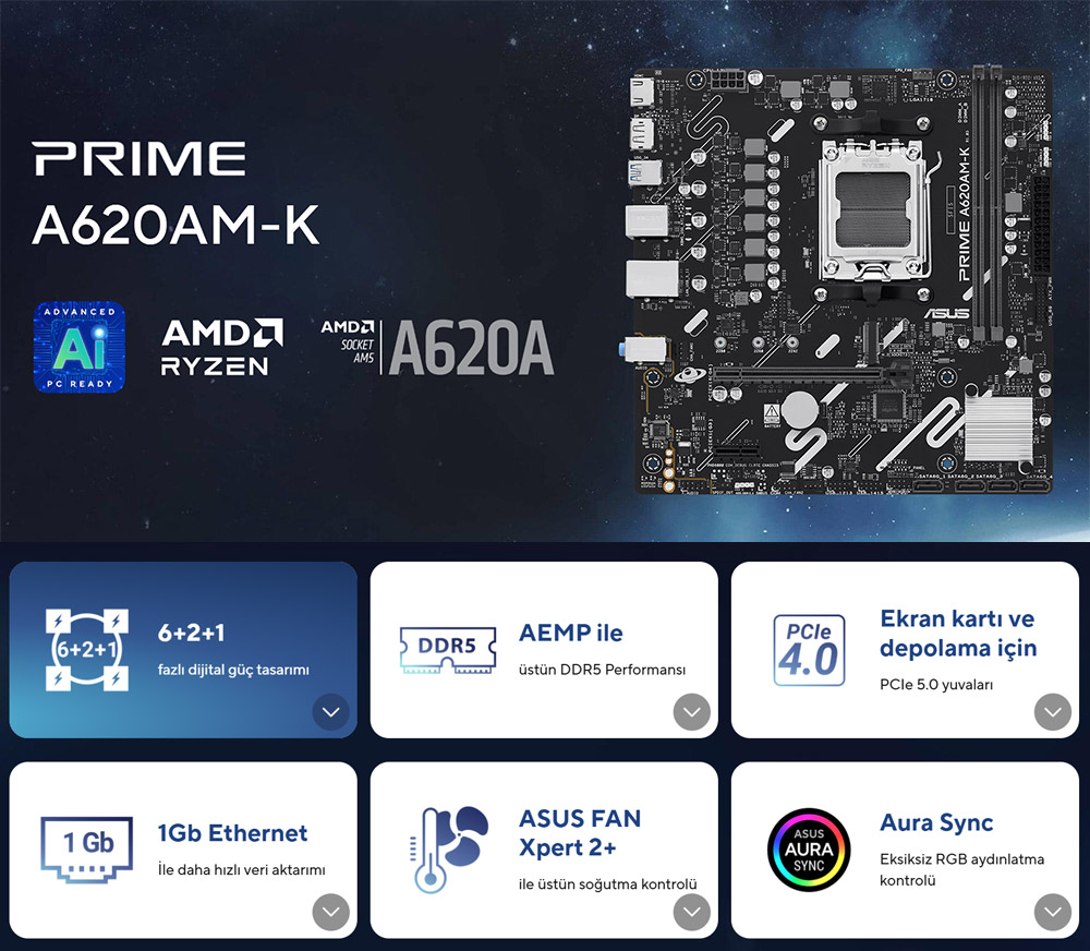 PRIME A620AM-K